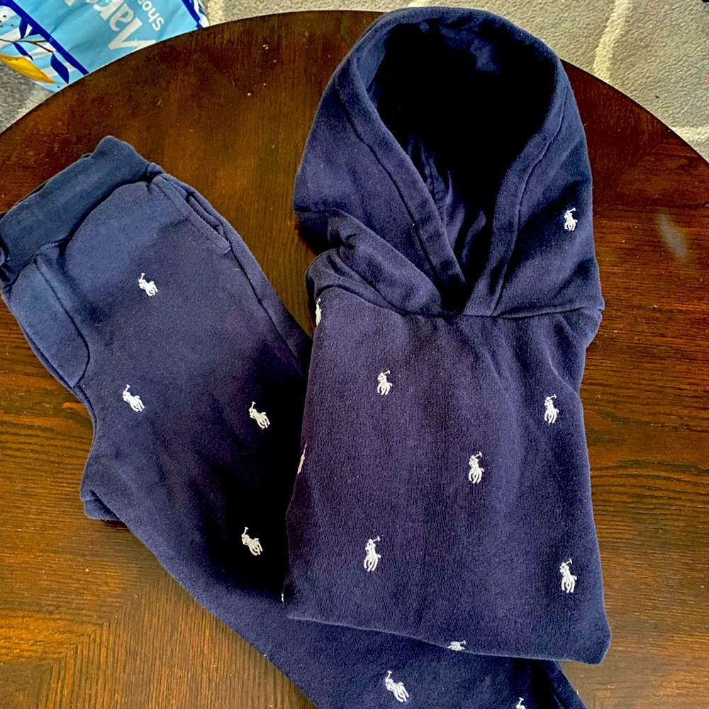 Polo by Ralph Lauren Kids Navy Matching Set